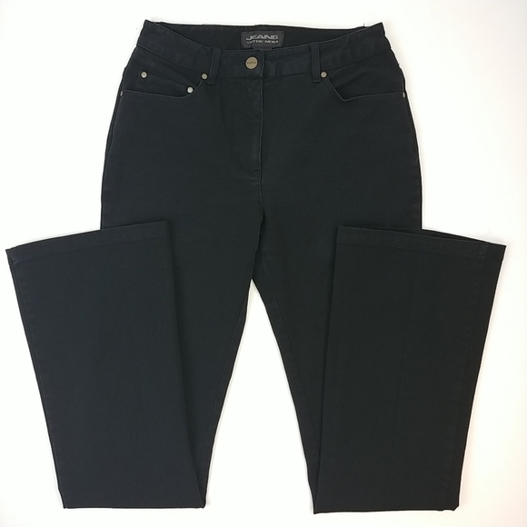 Votre Nom Bootcut Jeans Womens 2 Mid Rise Black Stretch Denim 26 X 31 - Picture 9 of 10